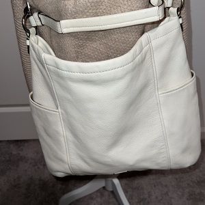 Coach Park Series Off white leather hobo bag shoulder crossbody ROOMY